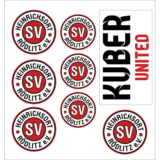 SV Heinrichsort / Rödlitz Aufkleberkarte