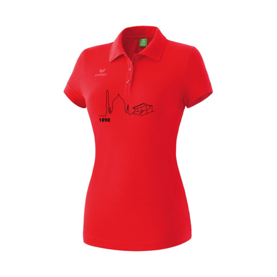 Poloshirt rot (Damen)