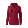 Kapuzensweat bordeaux (Damen)