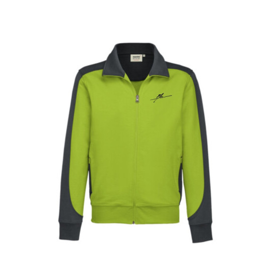 SKV Sweatjacke Contrast Herren grün