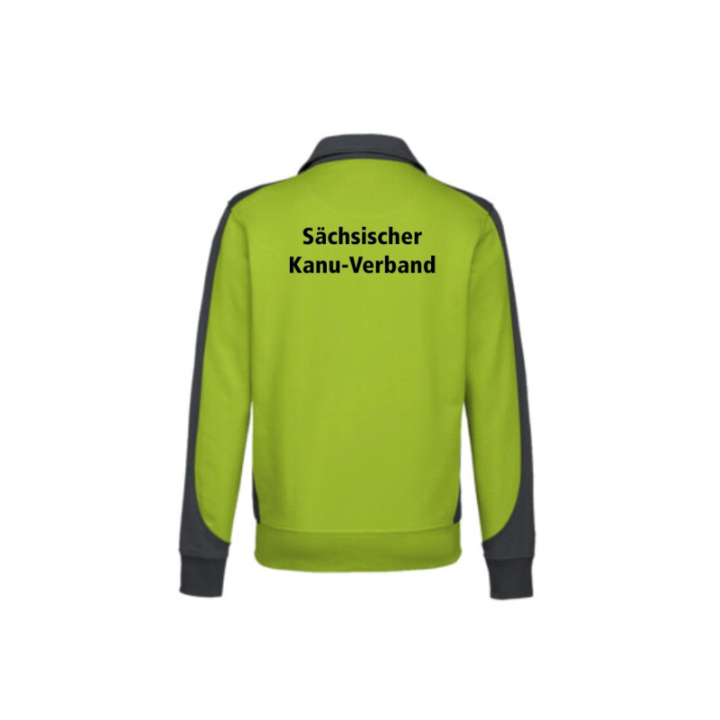SKV Sweatjacke Contrast Herren grün