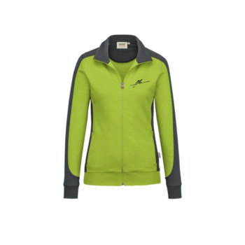 HAKRO Damen Sweatjacke Contrast Mikralinar®