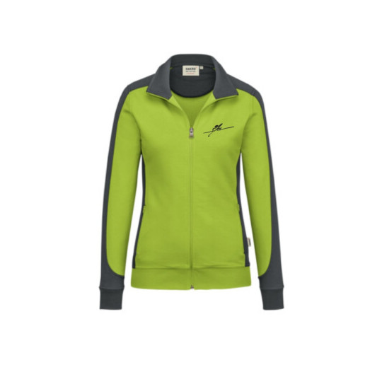 SKV Sweatjacke Contrast Damen grün