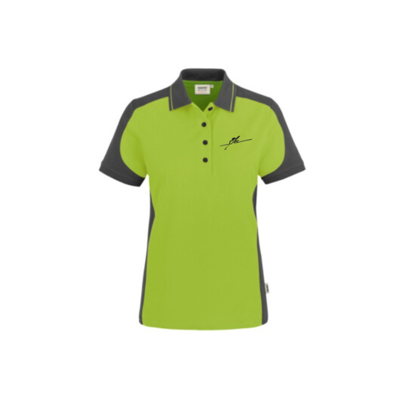 SKV Polo Shirt Contrast Damen grün