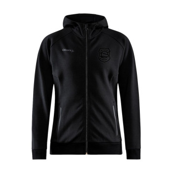 BSG Stahl Riesa Full Zip Hood "BLACK EDITION" Women