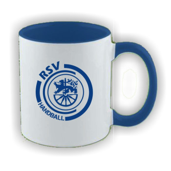 Radeberger SV Tasse weiß/blau