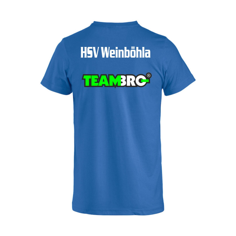 HSV Weinböhla Fanshirt Unisex blau