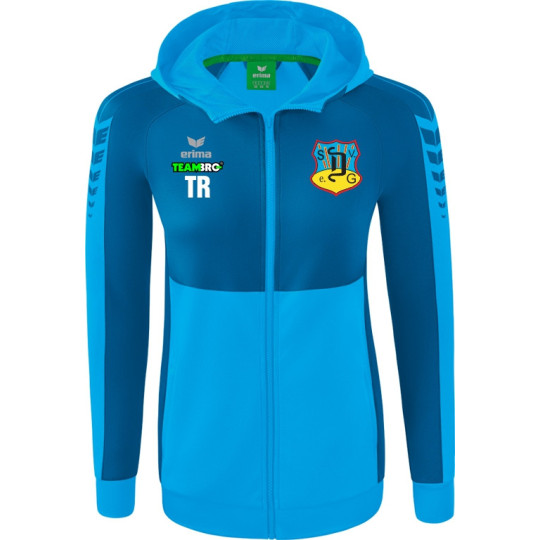 ERIMA Six Wings Trainingsjacke mit Kapuze Damen