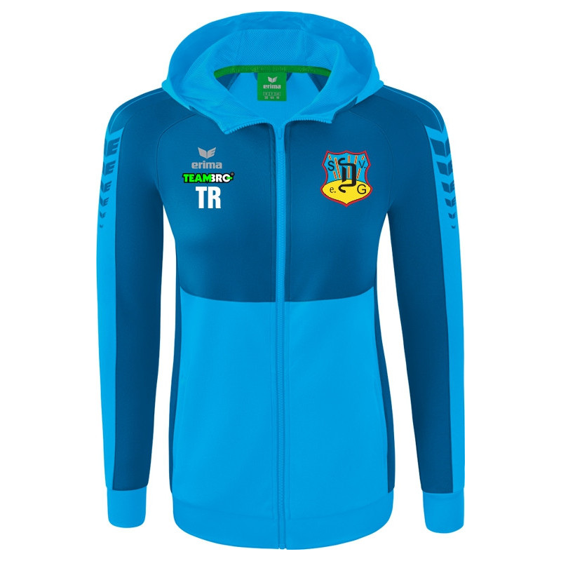 ERIMA Six Wings Trainingsjacke mit Kapuze Damen