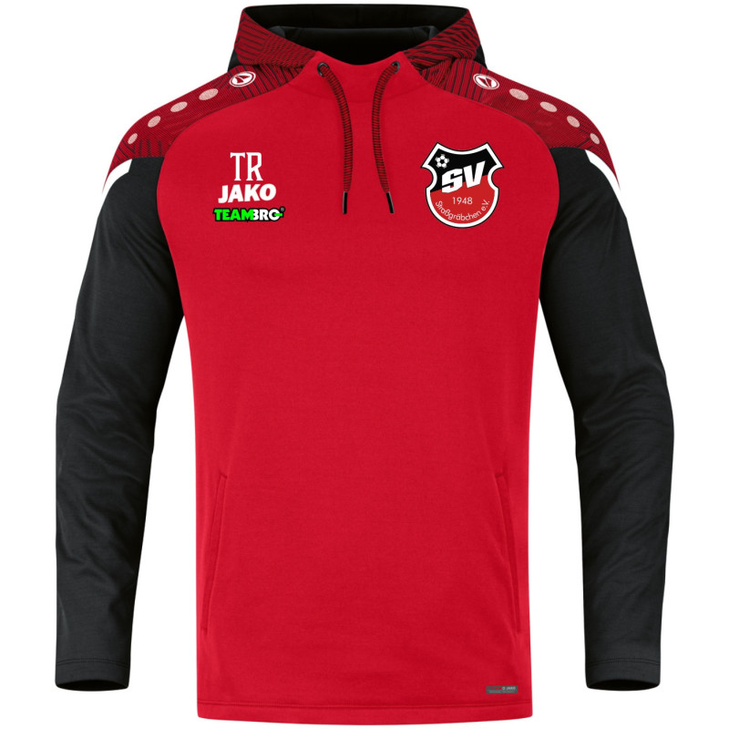 SV Straßgräbchen Kinder Kaputzensweat rot/schwarz