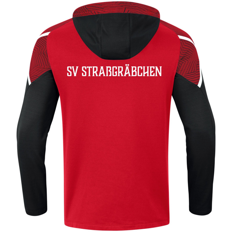 SV Straßgräbchen Kinder Kaputzensweat rot/schwarz