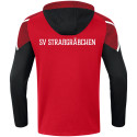 SV Straßgräbchen Herren Kaputzensweat rot/schwarz