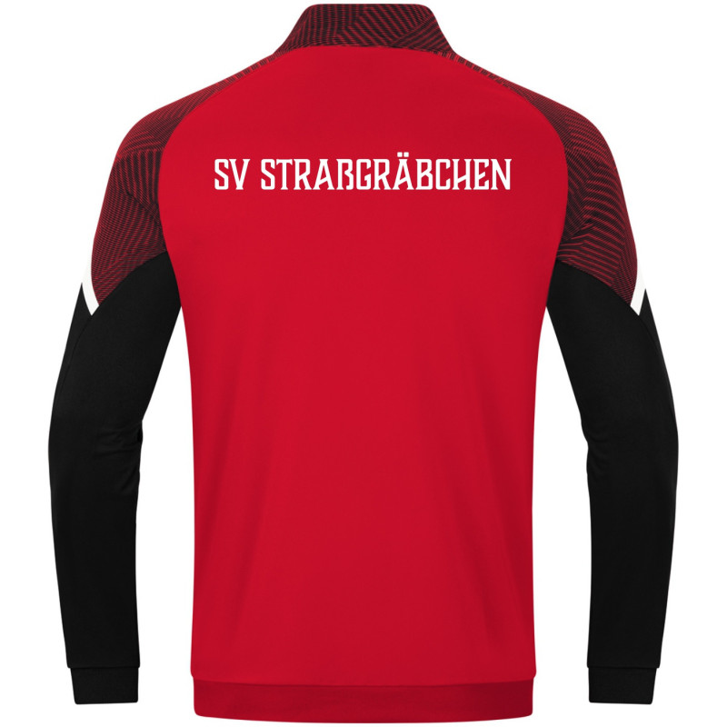 SV Straßgräbchen Herren Polyesterjacke rot/schwarz