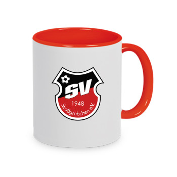 SV Straßgräbchen  Tasse weiss/rot