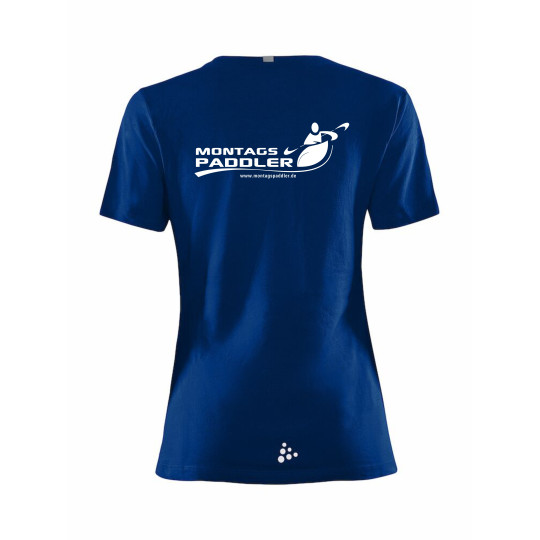 TSV Rotation DD Montagspaddler Community T-Shirt blau Damen