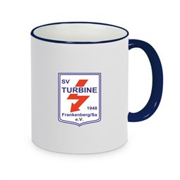 Turbine Frankenberg KANU  Tasse weiss/blau
