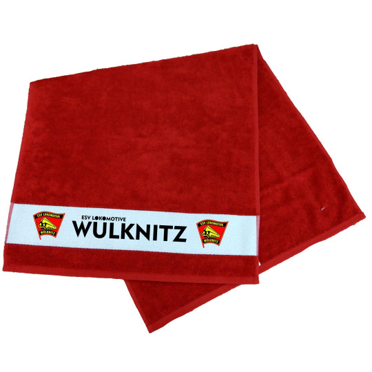 ESV Lok Wülknitz  Duschtuch rot
