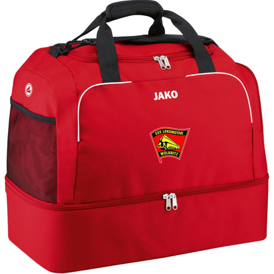ESV Lok Wülknitz Bambini Sporttasche mit Bodenfach rot