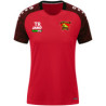 ESV Lok Wülknitz Damen T-Shirt rot/schwarz