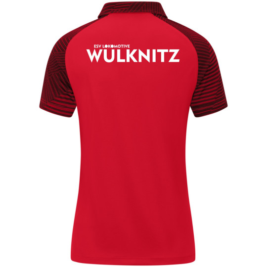 ESV Lok Wülknitz Damen Polo rot/schwarz