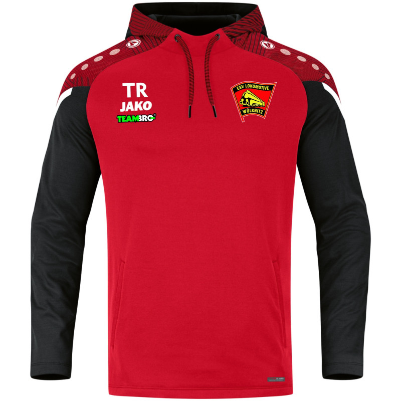 ESV Lok Wülknitz Kinder Kaputzensweat rot/schwarz