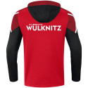 ESV Lok Wülknitz Herren Kaputzensweat rot/schwarz