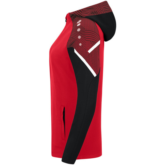 ESV Lok Wülknitz Damen Kapuzenjacke rot/schwarz