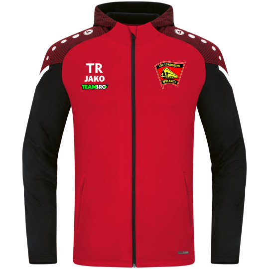 ESV Lok Wülknitz Herren Kapuzenjacke rot/schwarz