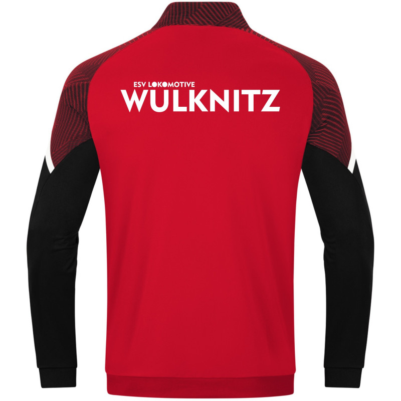 ESV Lok Wülknitz Kinder Polyesterjacke rot/schwarz