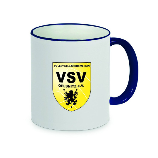 VSV Oelsnitz Tasse navy/weiss