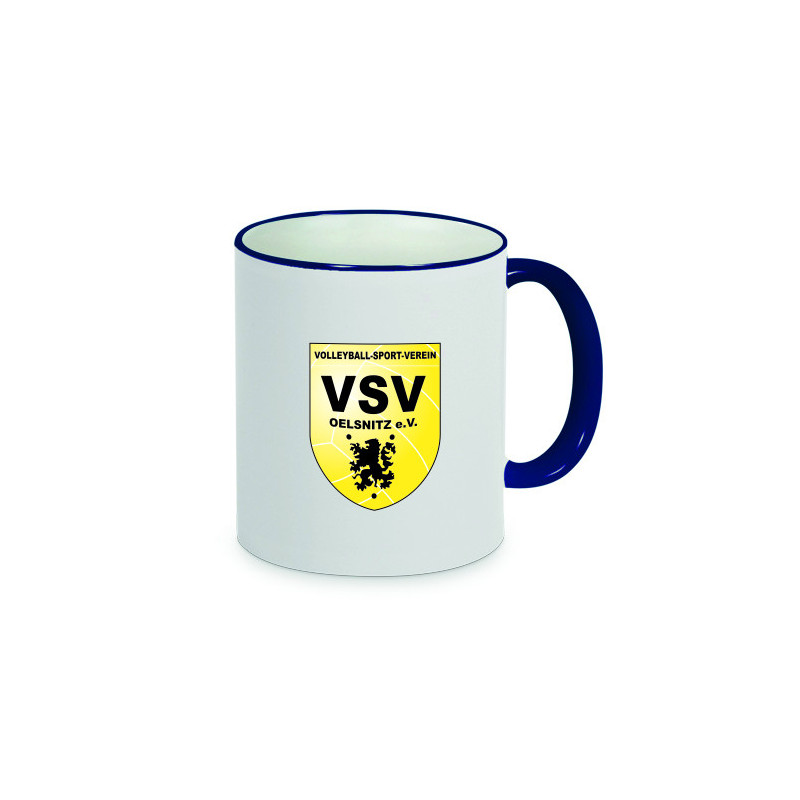 VSV Oelsnitz Tasse navy/weiss