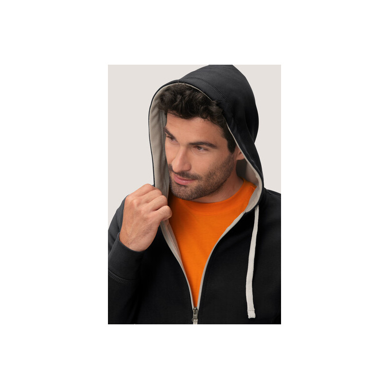 SKV Kapuzenjacke anthrazit/silber