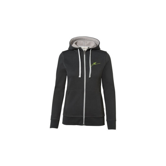 SKV Kapuzenjacke Damen anthrazit/silber