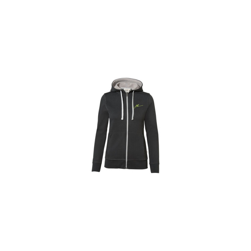 SKV Kapuzenjacke Damen anthrazit/silber