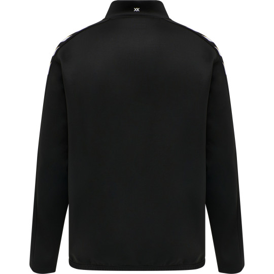 Rotation Weissenborn Herren Half Zip Poly Sweat schwarz
