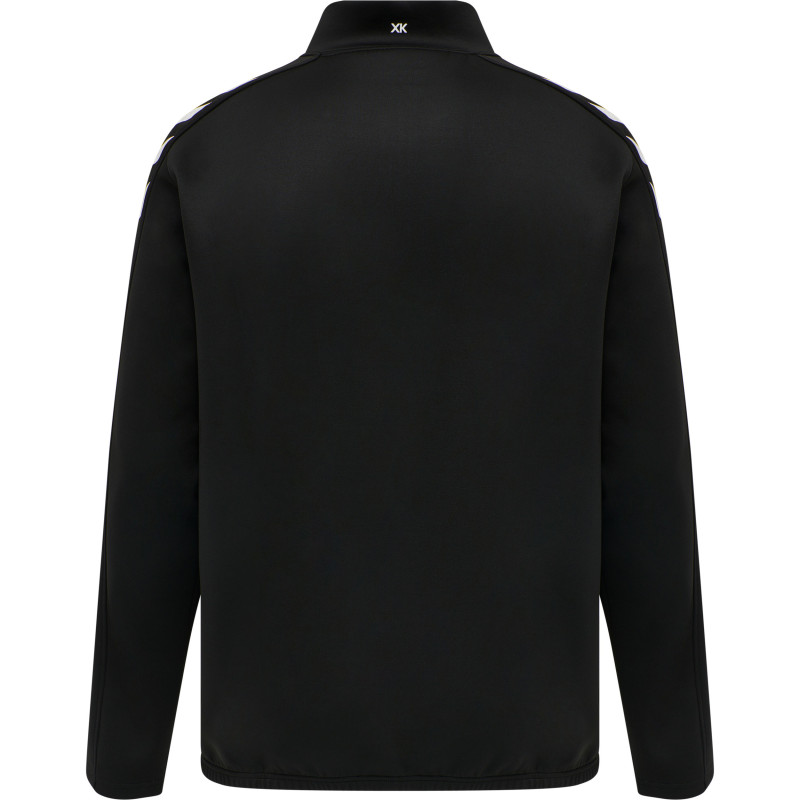 Rotation Weissenborn Herren Half Zip Poly Sweat schwarz