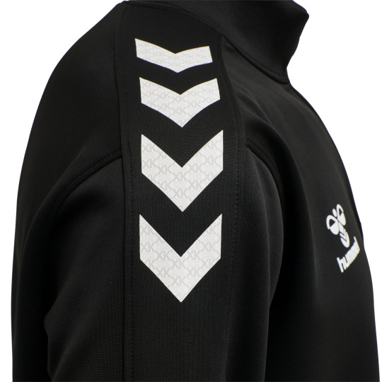 Rotation Weissenborn Herren Half Zip Poly Sweat schwarz