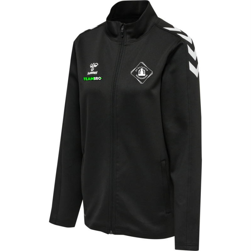 Rotation Weissenborn Damen  Poly Zip Sweat schwarz