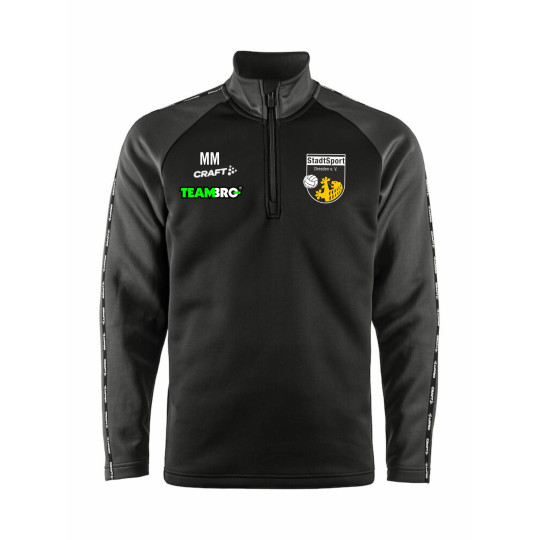 StadtSport Dresden  Squad 2.0 Half Zip Men schwarz