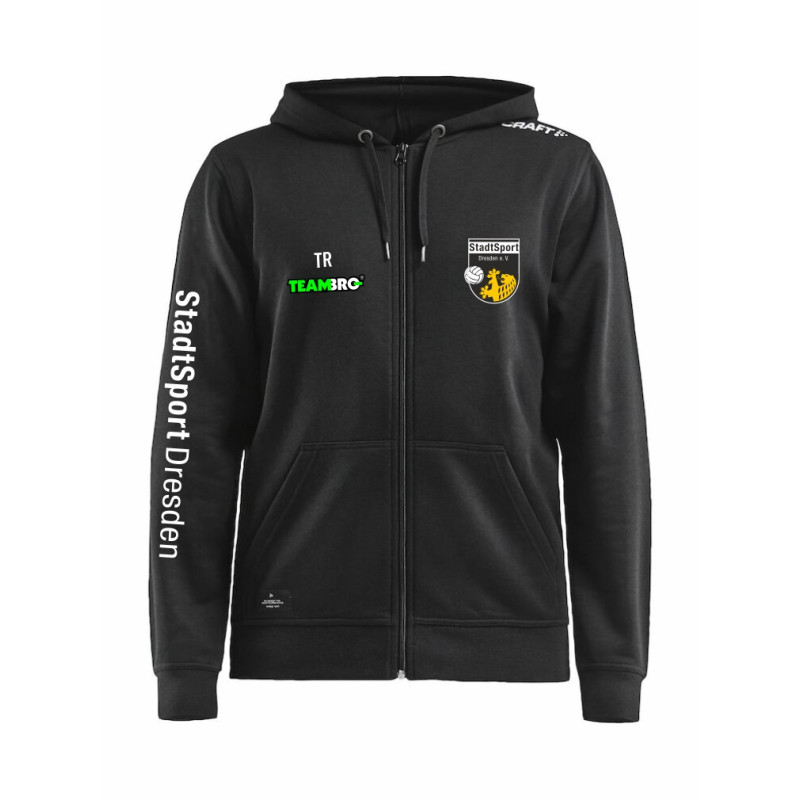 StadtSport Dresden  Community FZ Hoodie Men schwarz