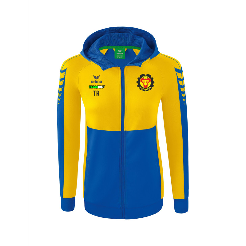 ERIMA Six Wings Trainingsjacke mit Kapuze Damen