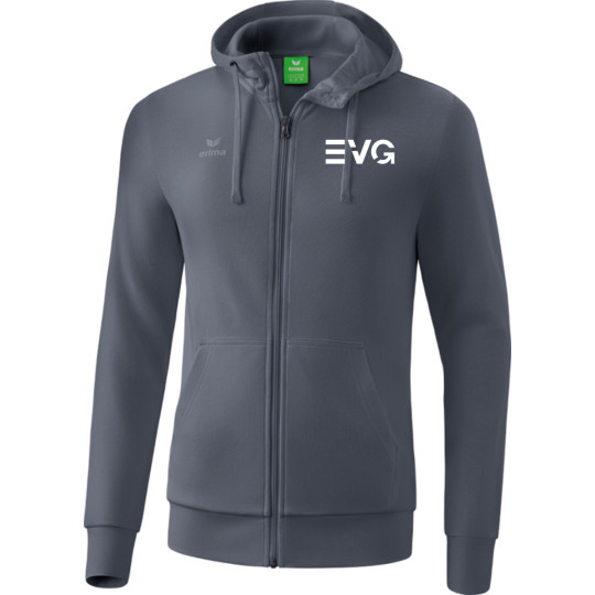 EVG Herren Kapuzensweatjacke slate grey