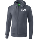 EVG Herren Kapuzensweatjacke slate grey