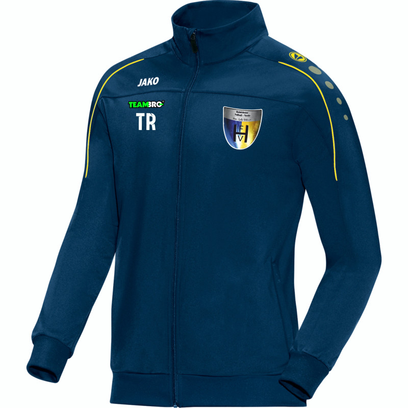 Hainichener FV Herren Trainingsjacke nightblue/citro