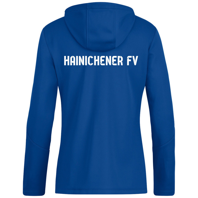 Hainichener FV Damen Kapuzenjacke  royal/citro