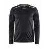 Craft Kinder Laufshirt lang schwarz