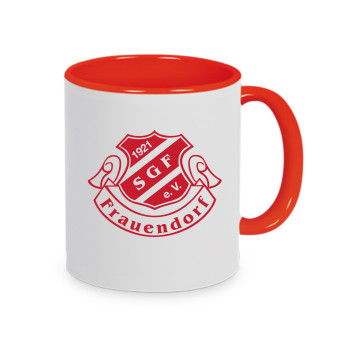 SG Frauendorf  Tasse weiss/rot