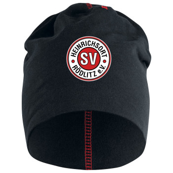 SV Heinrichsort Beanie schwarz/rot