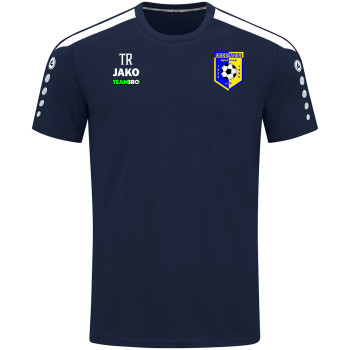 Oederaner SC Damen Baumwoll T-Shirt navy/weiss