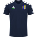 Oederaner SC Damen Baumwoll T-Shirt navy/weiss